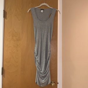 Grey Racerback Summer Body-con Dress.